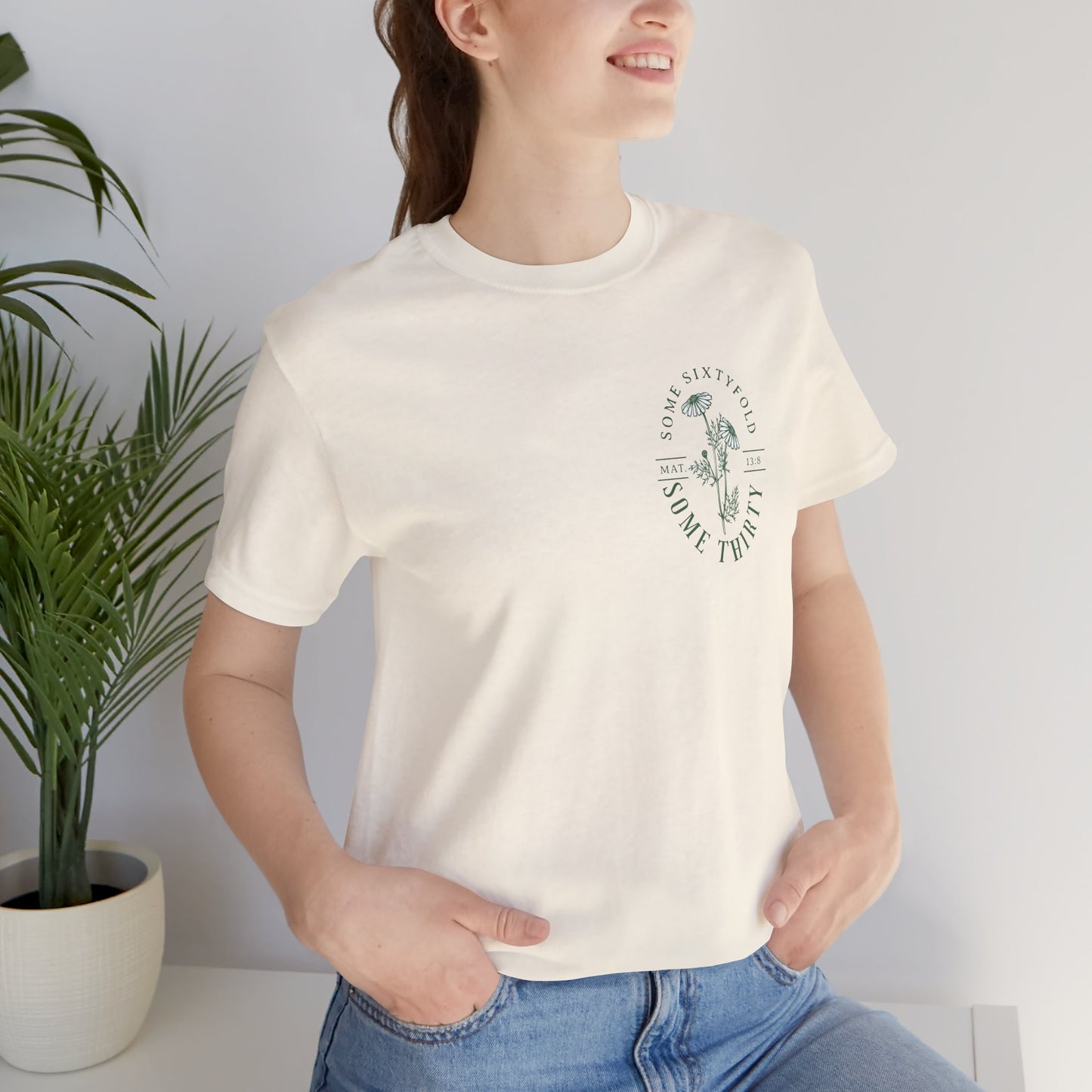 Matthew 13:8 oversized t-shirt
