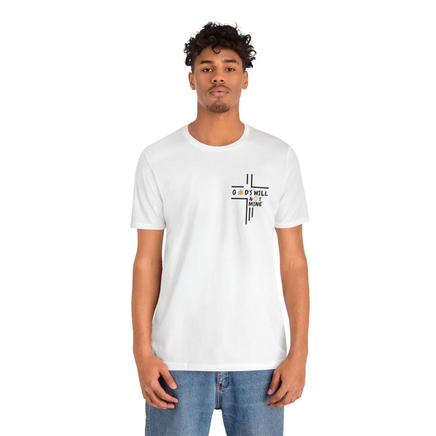 God's Will Not Mine Shirt (White)