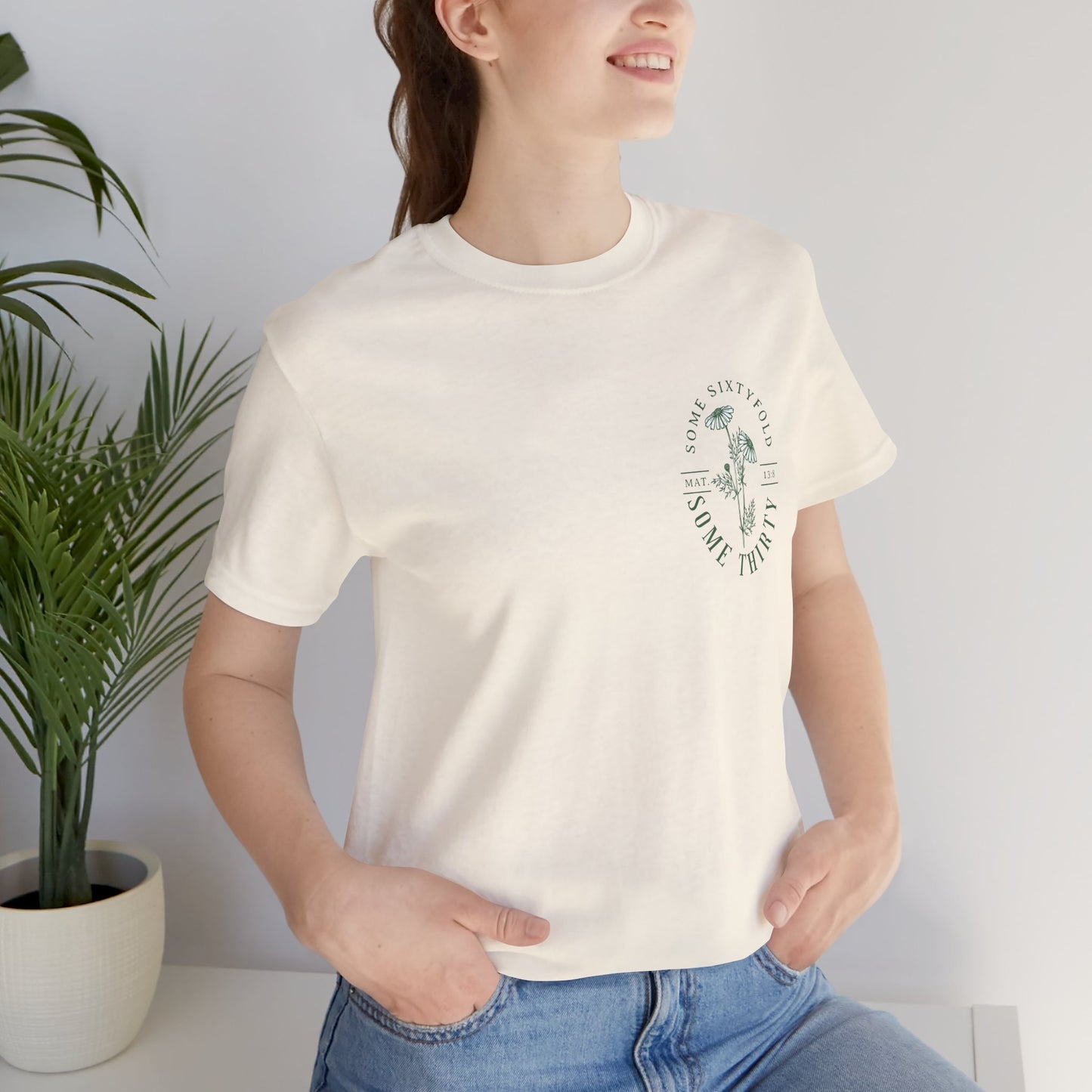Matthew 13:8 oversized t-shirt